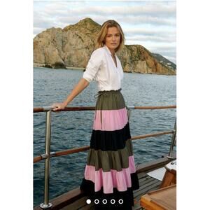 Anthropologie Hutch Tiered Maxi Skirt